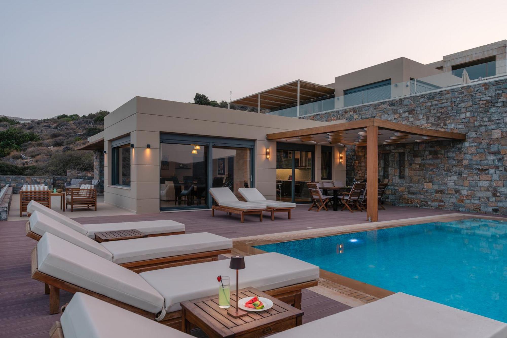Elounda Panorama Villa Ngoại thất bức ảnh