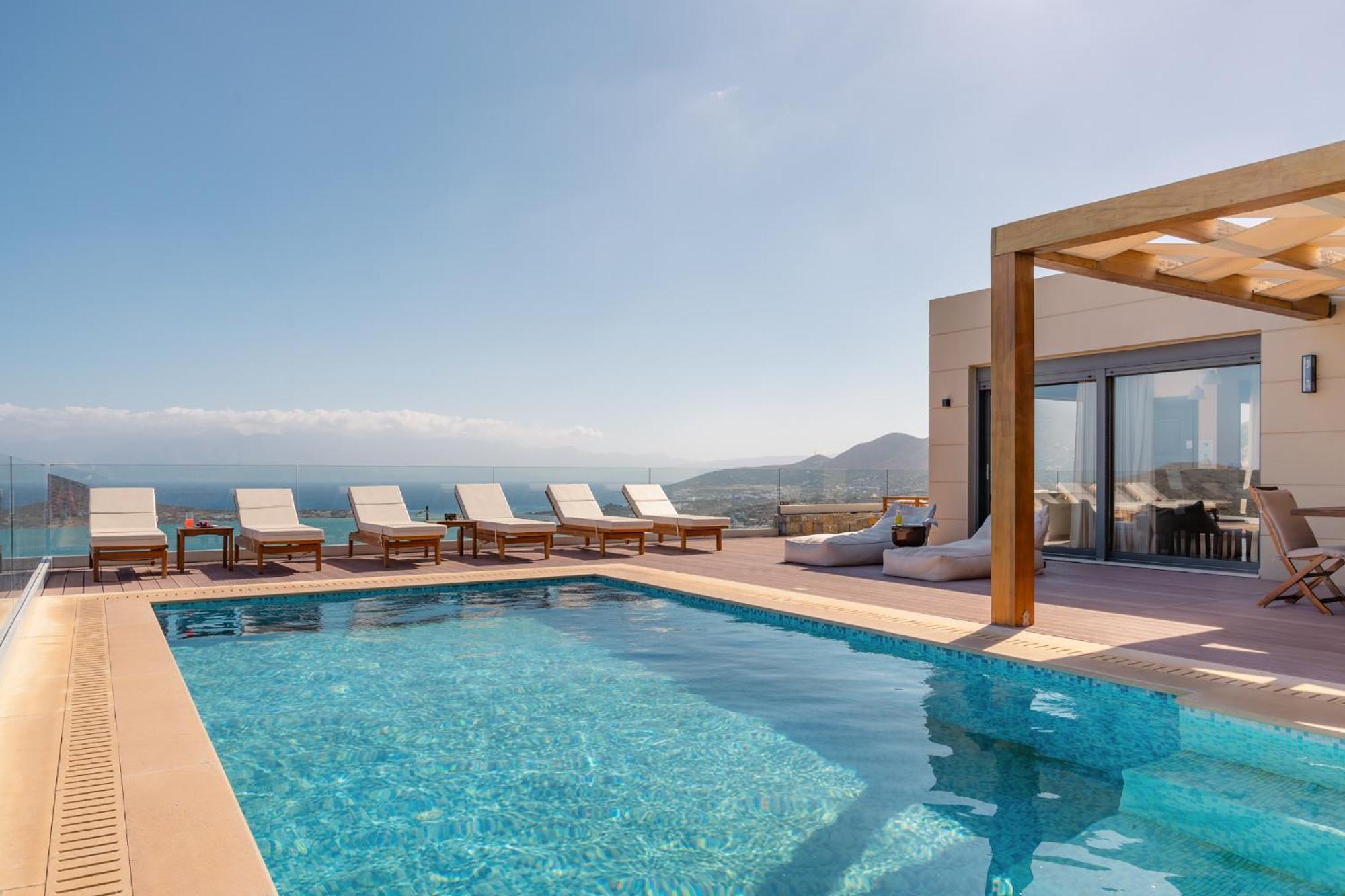 Elounda Panorama Villa Ngoại thất bức ảnh